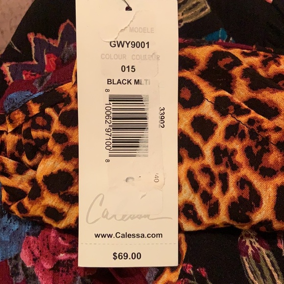 63. The Cutest Tunic Ever!!!  Caleaas Multi Media Tunic in Black Multi - Picture 14 of 16